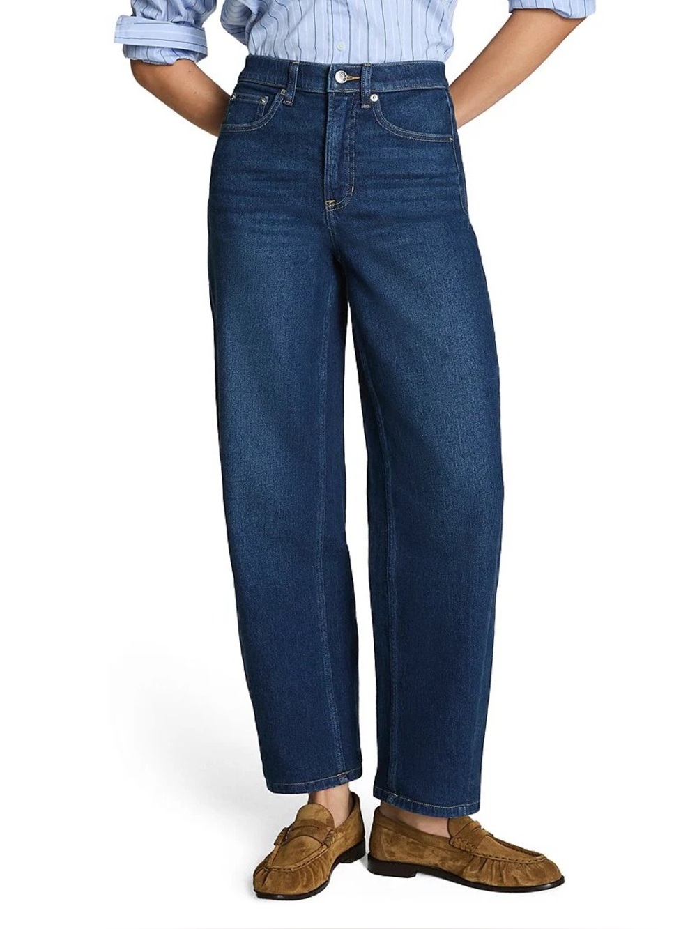 Spanx Authentic Denim Barrel Leg Jeans
